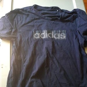 Adidas navy blue shirt